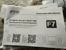 ATOTO -F7 SE/F7 Pro/F7 XE/F7 WE picture