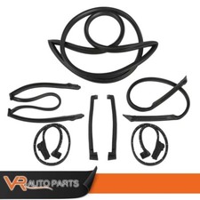Rubber Full Weatherstrip Kit Weather Strip Seal Kit Fit For 1984-89 Corvette picture