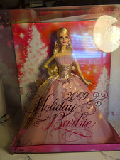 Barbie Holiday Barbie 2009 Christmas Fashion Doll 12in Blonde Blue Eyes MIB picture