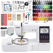 Brother SE700 Embroidery & Sewing Machine w/ 50 Spools, Bobbins & Accessories picture