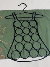 Scarf/belt hanger, dress shaped, black, 10 W x 16 T, 2