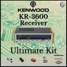 Kenwood KR-3600 Receiver Ultimate Upgrade Kit Genuine Parts Restoration picture