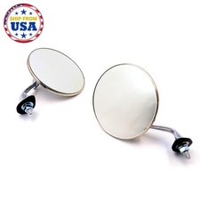 New Pair Chrome Door Mirrors LH And RH SIDE 55 - 62 for MG MGA 1500 1600 Mark II picture