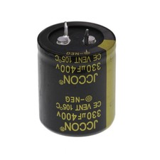 2 Pieces 400V 330UF 2 Pin Solder Snapin Terminal Electrolytic Capacitor 330 u... picture