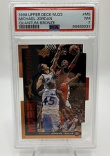 1998 Upper Deck MJ23 Quantum Bronze /2300 MICHAEL JORDAN #M5 NEAR MINT PSA 7  picture