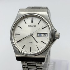 Working 93s Vintage Seiko Spirit Day Date Men's Watch QZ picture