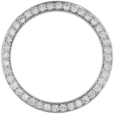 Rolex Custom 1.00ct Lab Grown Diamond Bezel For Date Datejust 31mm Stainless picture