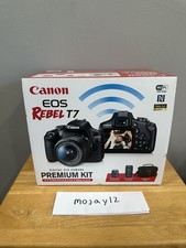 Canon EOS Rebel T7 DSLR Camera Premium Kit-  EF-S 18-55mm - EF 75-300mm - NEW picture