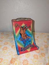 Vintage 2002 Scooby-Doo Skateboard Ramo Metal Lunch Box Tin Houston Harvest picture