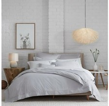 Sferra Celeste King Fitted Sheet Tin picture