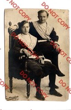 Antique c 1910 Allen Brothers Juvenile Musical Act Piano Violin Photo Chicago IL picture