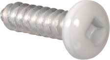 Sheet Metal Screws, #10 X 3/4In, 60 Pack, White picture