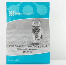 Life's Abundance Small & Medium Breed Puppy Food 17.6lb picture