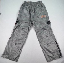 Vintage Y2K The Ecko UNLTD. Collection Gray Nylon Pants, Elastic Waist, Size M picture