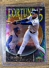 1999 Topps Chrome Ken Griffey Jr Fortune 15 Seattle Mariners #FF15 Insert picture