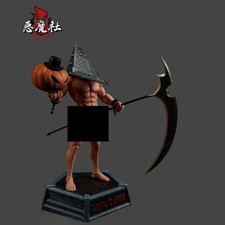 Devil Studio Pyramid Head Resin Model In Stock 1/6 pumpkin head Replaceable picture