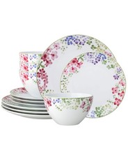 Noritake Bloomington Road 12-Piece Dinnerware Set Service for 4 - NIB picture