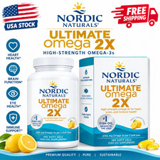 Nordic Naturals Ultimate Omega 2X 180 Soft Gels High Strength Omega-3 Lemon picture