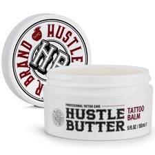 Hustle Butter Tattoo Aftercare Balm 5oz Vegan Cream for New & Old Tattoos picture