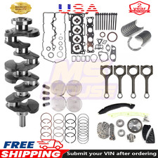 Engine Overhaul Rebuild Kit - Crankshaft Rods / Timing For Hyundai KIA G4KD 2.0L picture