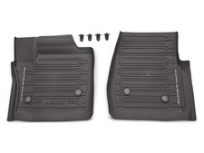Ford 2pc Vinyl Floor Liner Regular Cab Super Duty 2023-2026 - Black picture