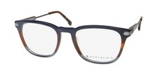 NEW REPUBLICA CAPE CORAL EYEWEAR BL FULL-RIM 52-20-145 SQUARE PLASTIC BLUE MENS picture