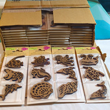 Crafter's Square Laser Cut Kraft Icons Laser Sea Animals Board Stickers Case 36 picture
