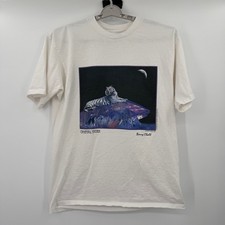 Vintage 1994 Barry Chall Crystal Tiger T-Shirt Gildan White XL 90s Art Tee picture