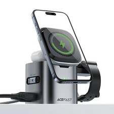 ACEFAST Z9 6-in-1 80W Foldable GaN Wireless Charger for iPhone 15/16/17 AirPods picture