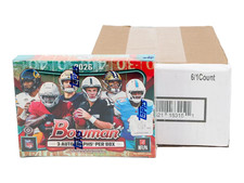 9/30 (SECOND CASE) PYT #1488 - 6x 2026 Bowman Football Delight Boxes (Full Case) picture