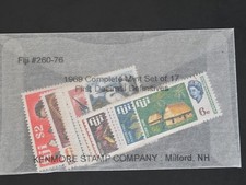Joystamp: Fiji Stamps Scott 260-276 (SG 391-407), MNH Set Complete 17 Set  1969 picture