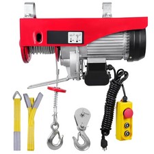 Uimoso Electric Hoist 440lbs Crane Winch with Wired Remote Control 480W 110V picture