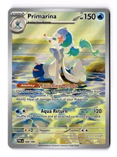 Primarina 088/084 Illustration Rare Pitch Black Pokemon Holo Near Mint picture