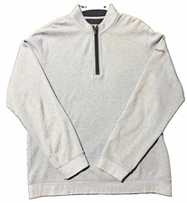johnnie-O Men's L Cassique Kiawah Island Golf 1/4 Zip Pullover Blue Large picture