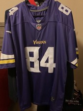 Nike Randy Moss Minnesota Vikings On Field Game Jersey XXL 2XL Purple 84  picture