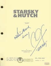 Starsky and Hutch Signed Script David Soul + Paul Michael Glaser Autographs COA picture