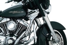 Kuryakyn 7866 Deluxe Neck Covers Chrome Harley Davidson FLHR Road King 1995-2007 picture