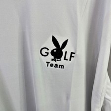 Playboy Golf Mock Neck Active Shirt Tournament Moisture Wick Quick Dry LRG NEW picture