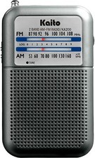 Kaito KA200 Pocket AM/FM Radio Receiver Sliver picture