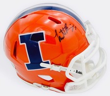 Matthew Bailey Signed Illinois Fighting Illini Mini Helmet Autograph BAS J60 picture