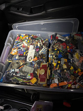 LEGO Bulk Lot Mixed Minifigures & Assorted Pieces Multicolor Plastic Bags picture