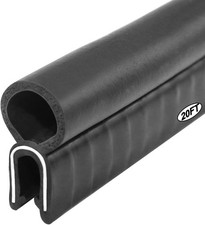 Storystore Automotive Door Weather Stripping 20Ft Car Rubber 20Ft, Black picture