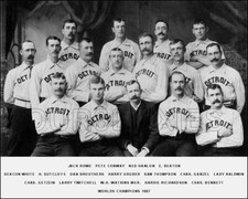 1887 Detroit Wolverines Photo 8X10 - Brouthers Hanlon  picture
