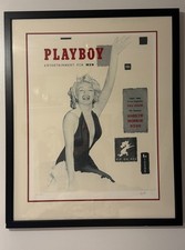 PLAYBOY'S FIRST ISSUE EVER FAMOUS MARILYN MONROE, original print. Vintage picture