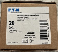 Eaton QB3020GF New 3 Pole GFI 20 Amps Bolt On picture