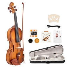 🎄HOLIDAY SALE🎄Acoustic Violin w Softshelled Hard Case, & Wax picture