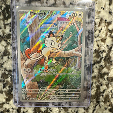 The Pokémon Company Pokémon TCG Meowth 106/094 Me02 IR Holo English picture