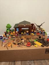 Massive Lot Of Playmobil Vintage 70s - 90s Parts & Pieces Snake River, Indians + picture