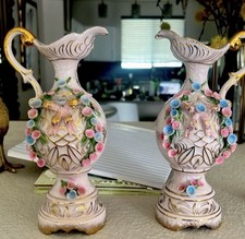 Porcelain / Ceramic Italian Pair Vases picture