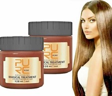 2X MAGICAL KERATIN HAIR TREATMENT MASK 5 SECONDS REPAIRS DAMAGE HAIR ROOT HAIR picture
